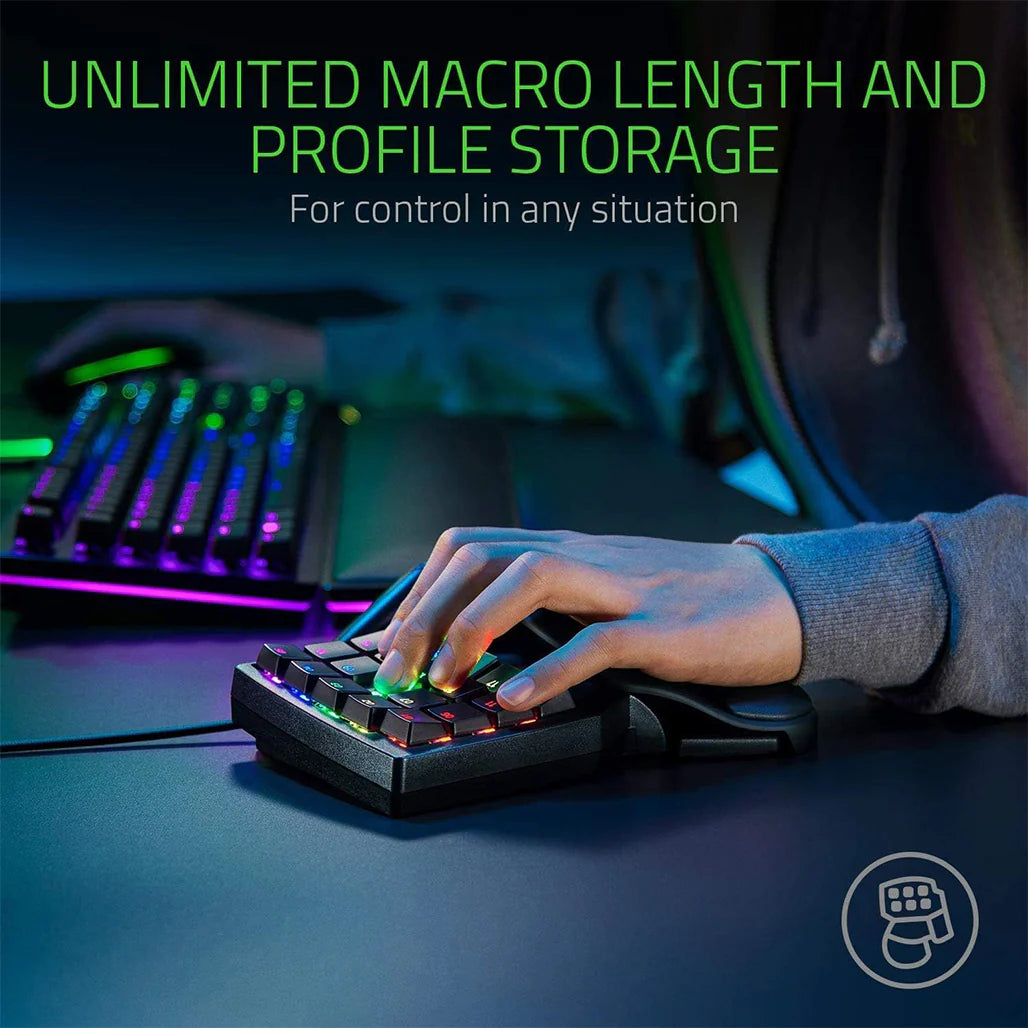 Razer Tartarus Pro – Analog Optical Switch Keypad with 32 Programmable Keys | Black